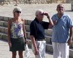Jimmy Carter visita el Castillo de Peñíscola